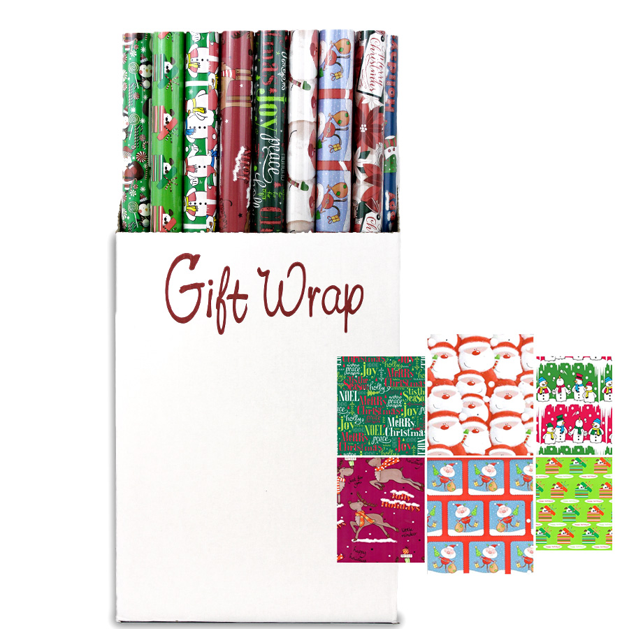 CHRISTMAS GIFT WRAP 40 SQFT 40 X12IN ASSORTED STYLE #2