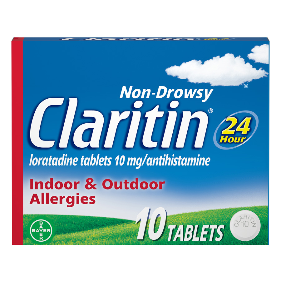 CLARITIN ALLERGY TABLET 10 CT 24 HOUR 10 MG