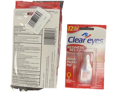 CLEAR EYES 0.2 OZ BLISTER PACK