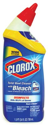CLOROX TOILET BOWL CLEANER 24 OZ MANUAL RAIN CLEAN
