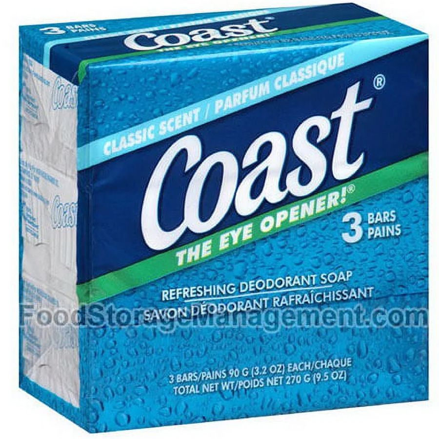 COAST BAR SOAP 3.2 OZ 3 PK CLASSIC