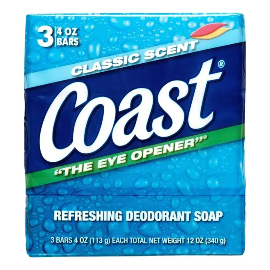 COAST BAR SOAP 4 OZ 3 PK CLASSIC
