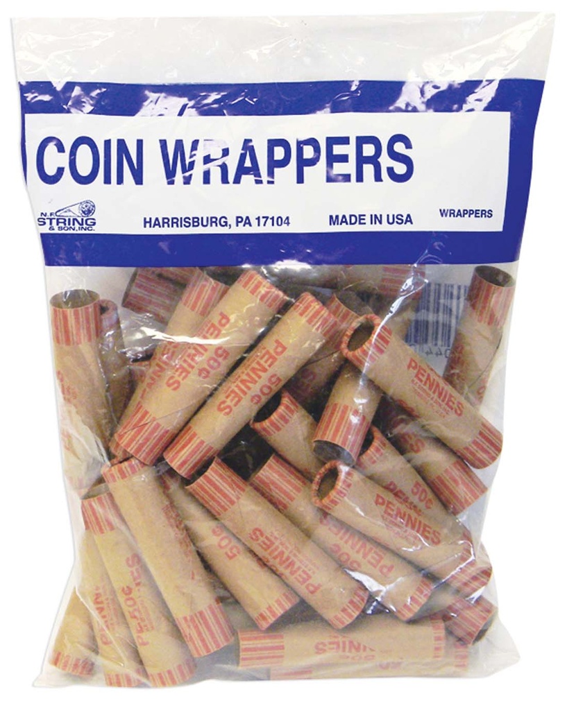 COIN WRAPPERS 36 CT PENNY