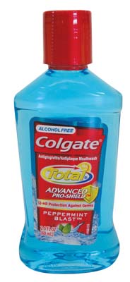 COLGATE MOUTHWASH 2 OZ / 60 ML TOTAL PEPPERMINT