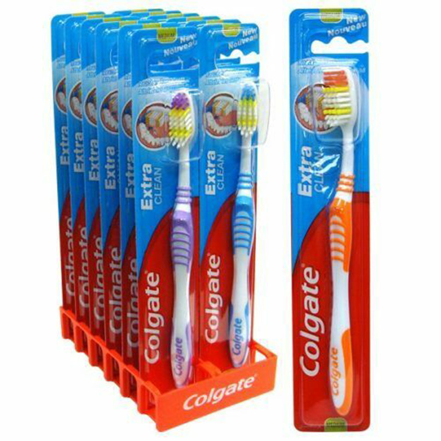 COLGATE TOOTHBRUSH 1 CT (IMP) MEDIUM EXTRA CLEAN