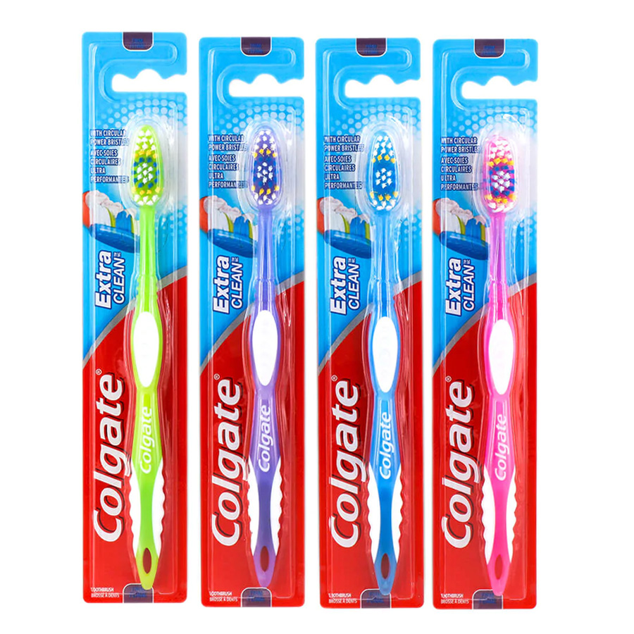 COLGATE TOOTHBRUSH 1 CT FIRMS EXTRA CLEAN ASSORTED