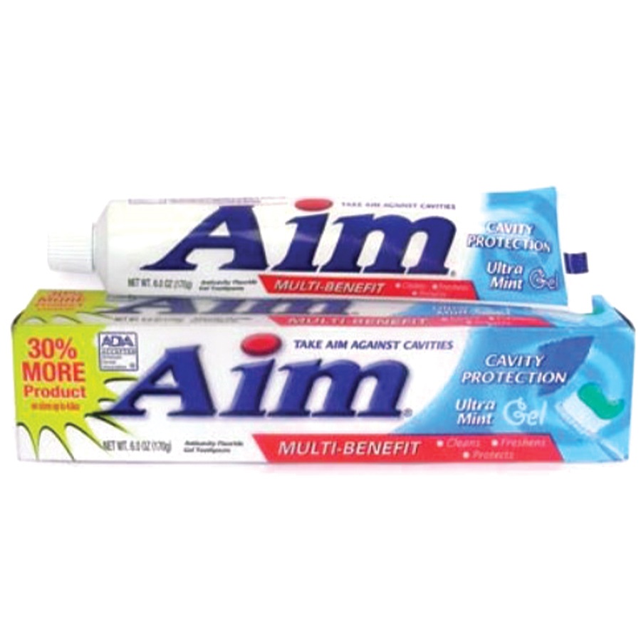 AIM TOOTHPASTE 5.5 OZ CAVITY PROTECTION ULTRA MINT GEL