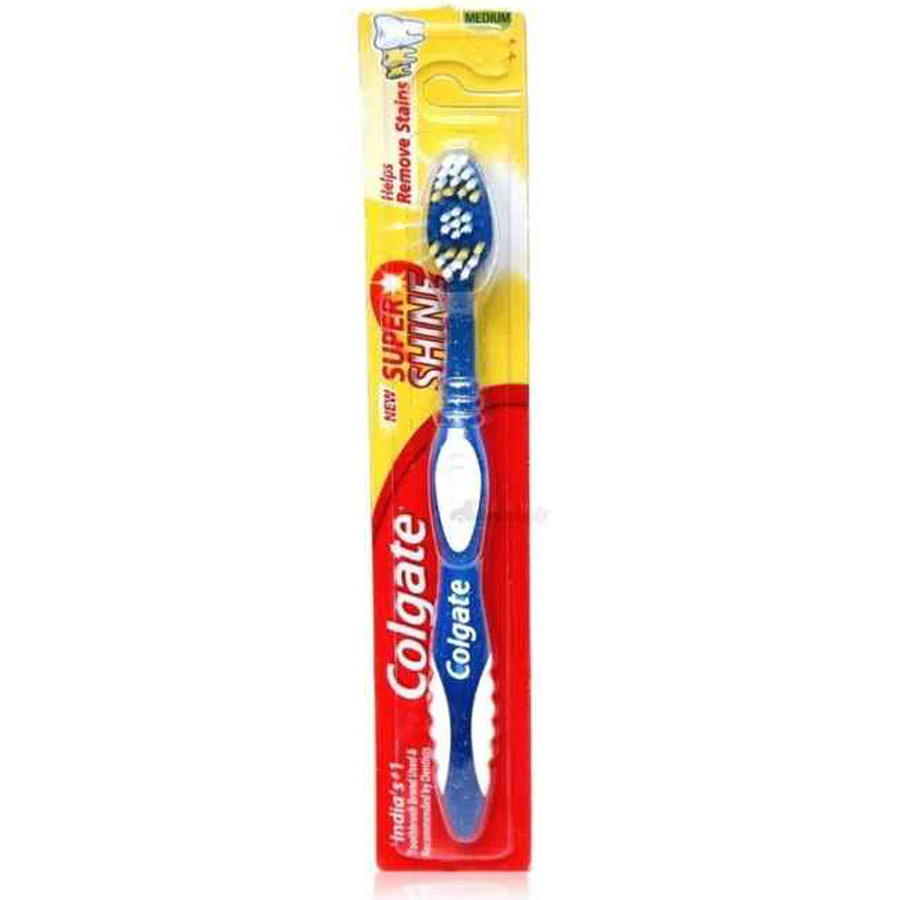 COLGATE TOOTHBRUSH 1 CT MEDIUM SUPER SHINE
