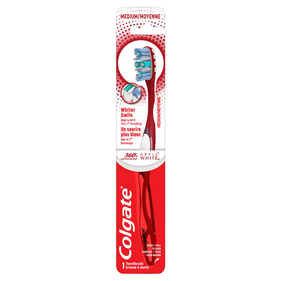 COLGATE TOOTHBRUSH 1 CT OPTIC WHITE