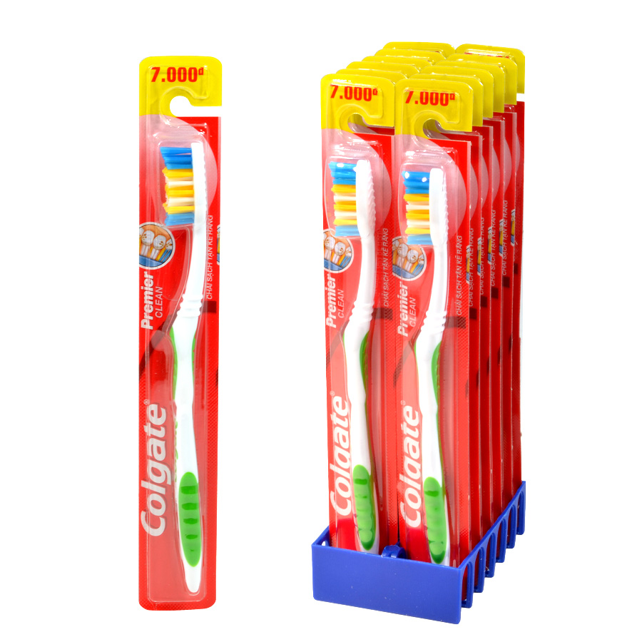 COLGATE TOOTHBRUSH 1 CT PREMIER CLEAN ASSORTED