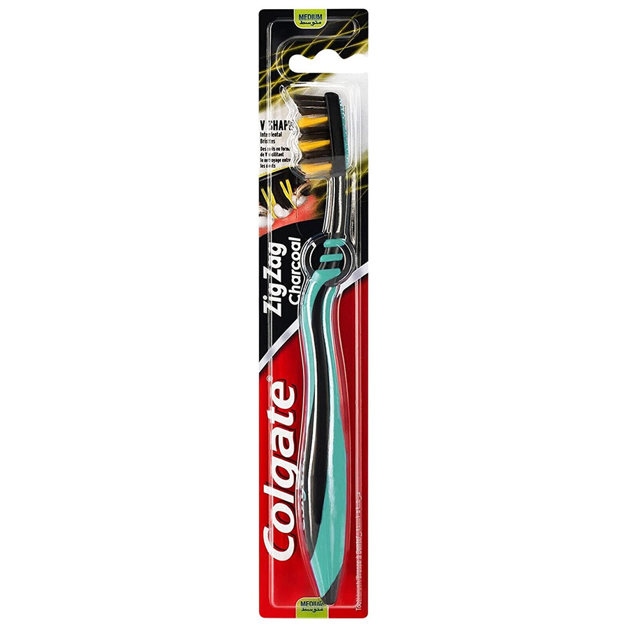 COLGATE TOOTHBRUSH 1 CT ZIG ZAG CHARCOAL