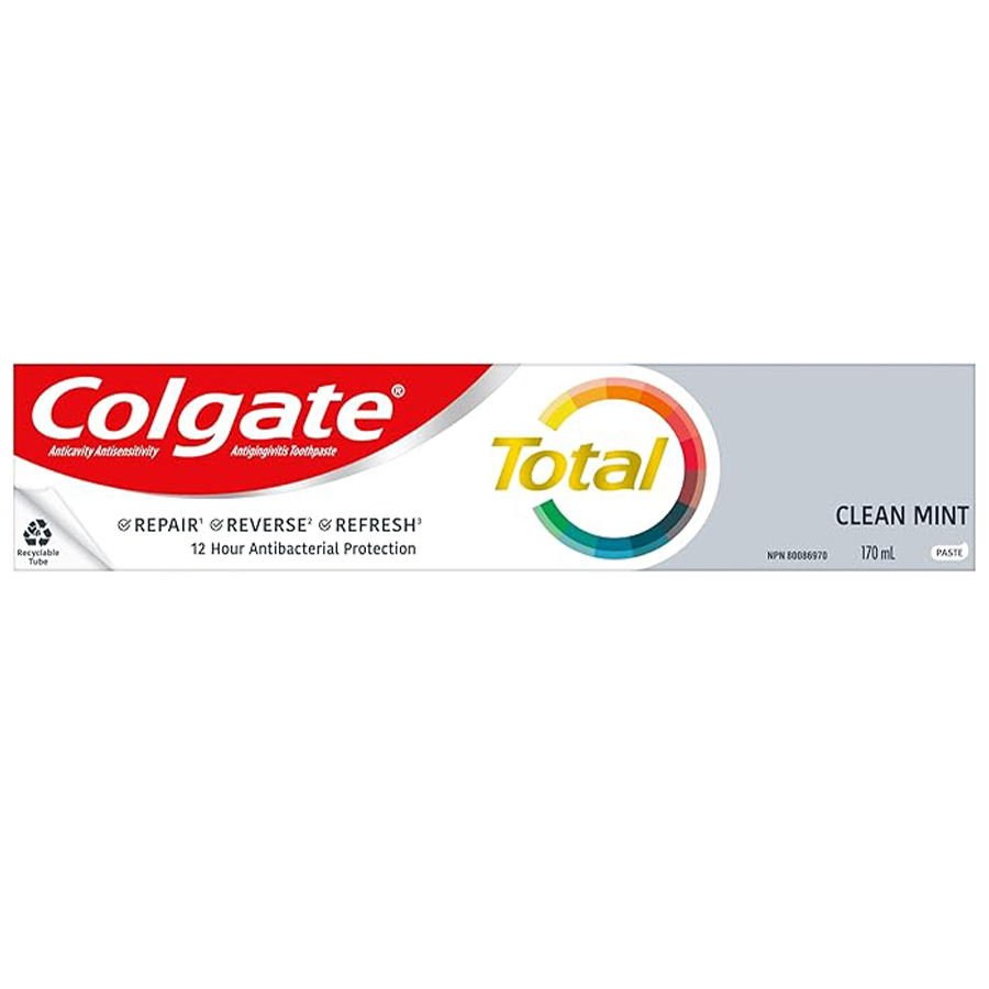 COLGATE TOOTHPASTE 170 G TOTAL CLEAN MINT