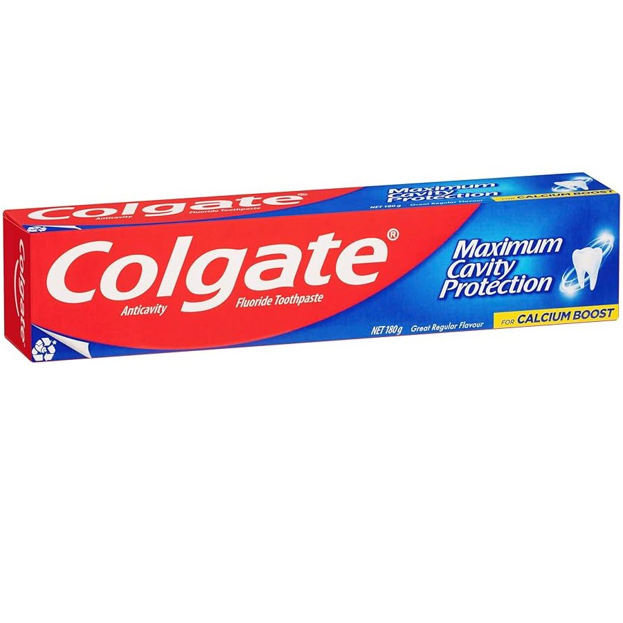 COLGATE TOOTHPASTE 180 G MAXIMUM CAVITY PROTECTION