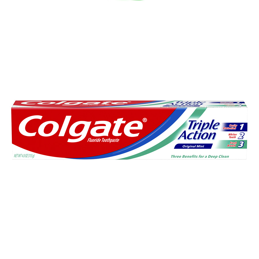 COLGATE TOOTHPASTE 4 OZ TRIPLE ACTION