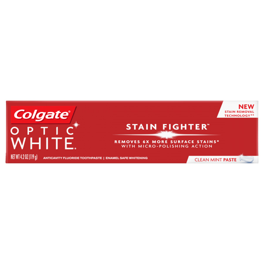 COLGATE TOOTHPASTE 4.2 OZ OPTIC CLEAN MINT