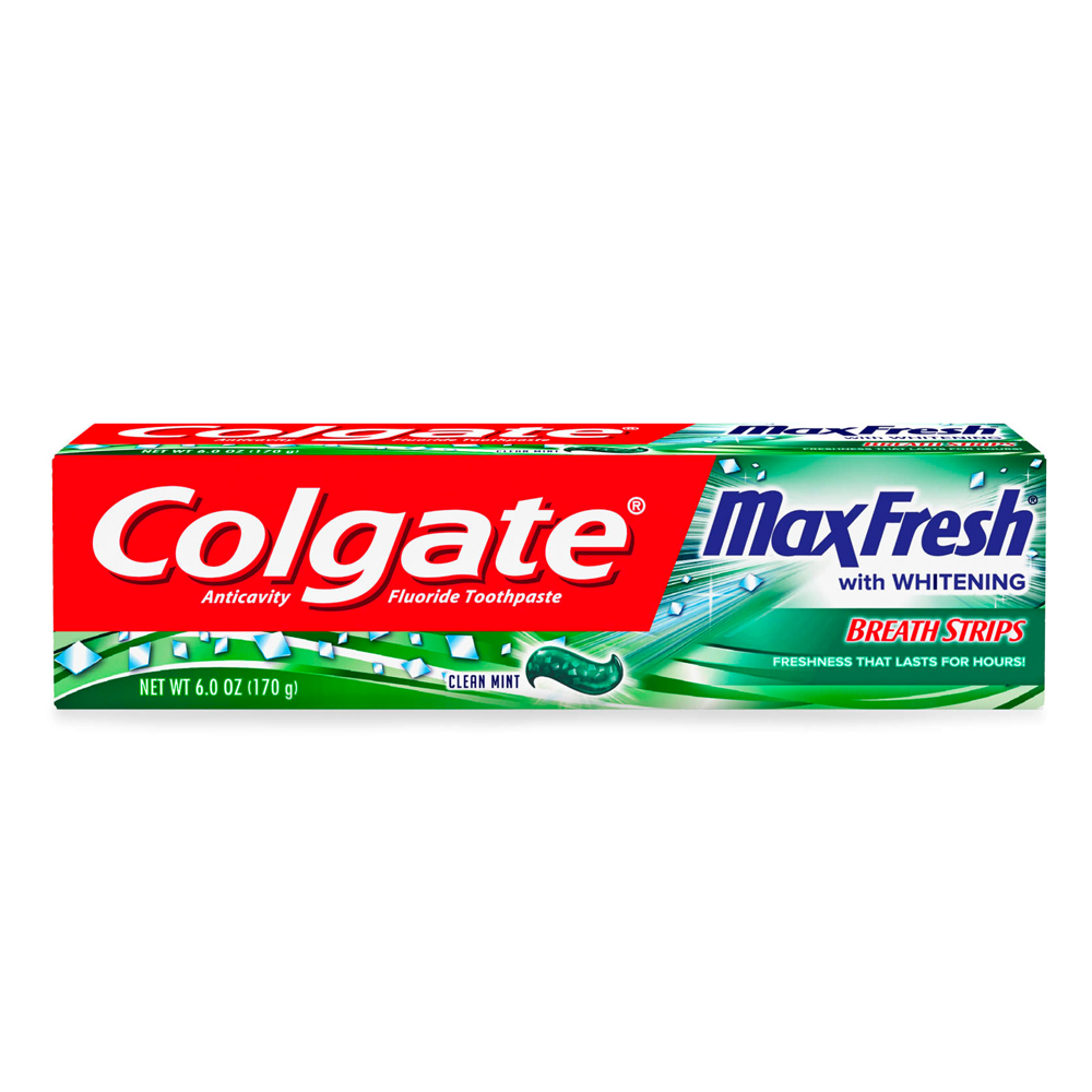 COLGATE TOOTHPASTE 6 OZ MAX FRESH CLEAN MINT