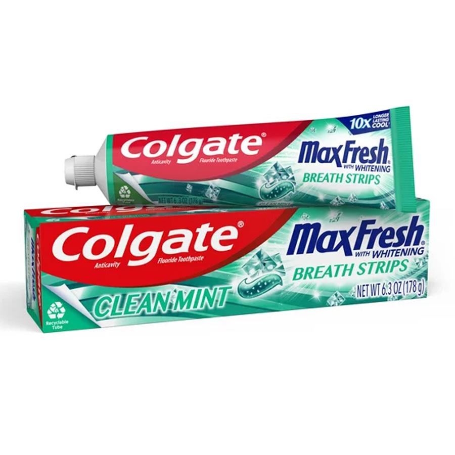 COLGATE TOOTHPASTE 6.3 OZ MAX FRESH CLEAN MINT