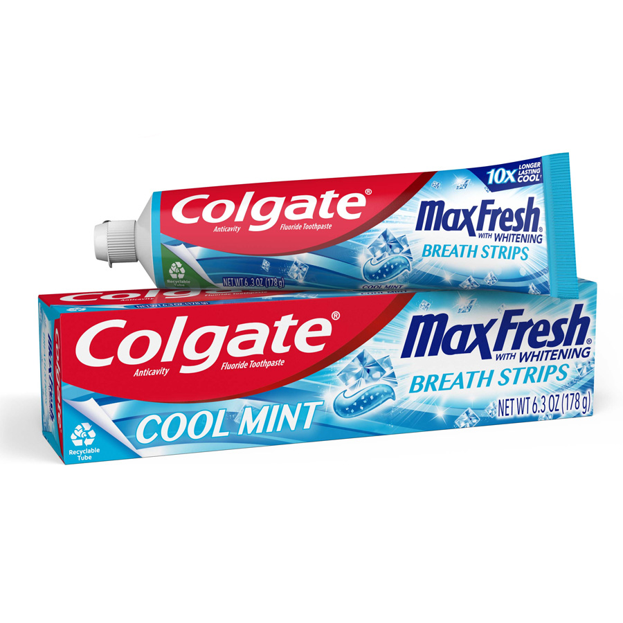 COLGATE TOOTHPASTE 6.3 OZ MAX FRESH COOL MINT