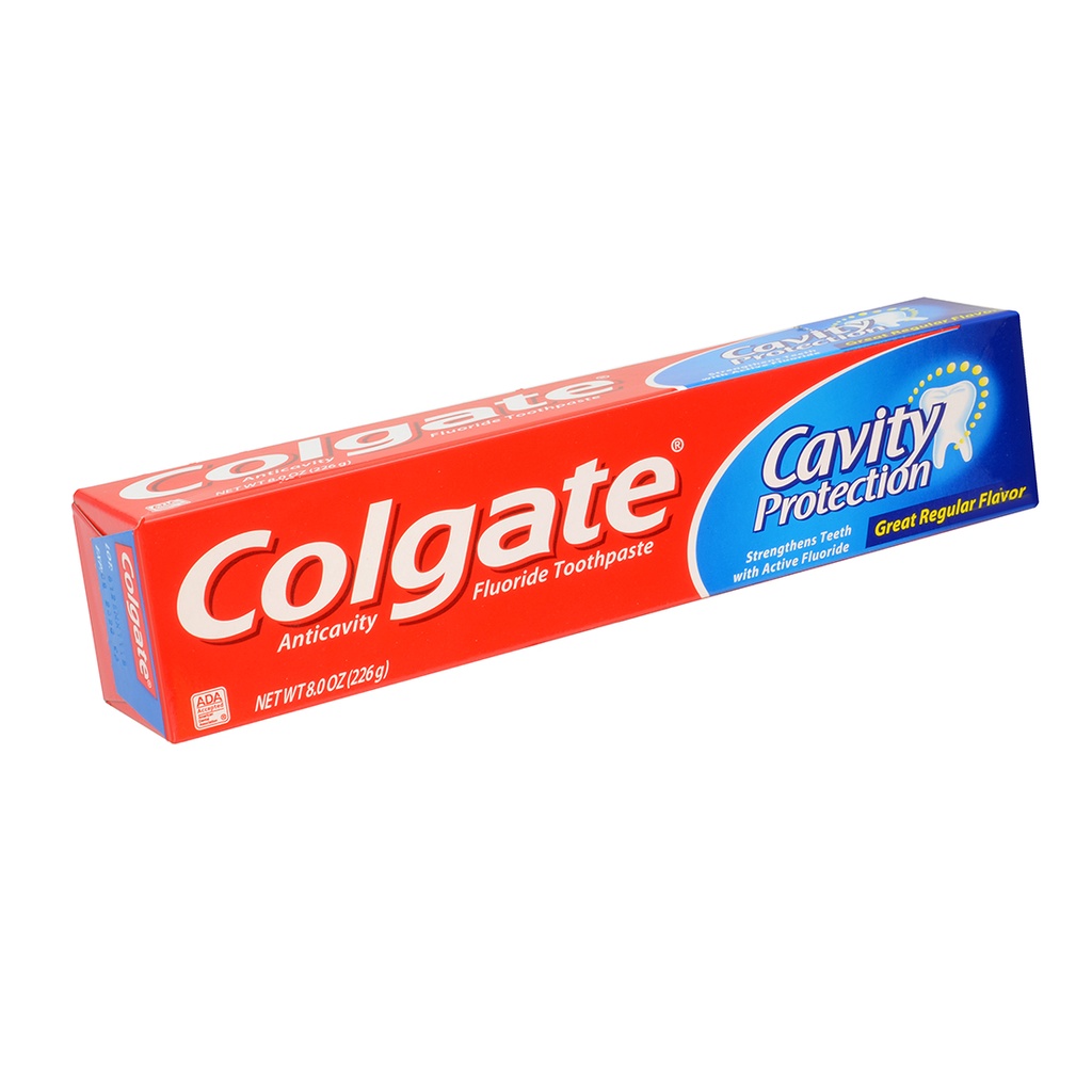 COLGATE TOOTHPASTE 8 OZ CAVITY PROTECTION REGULAR FLAVOR