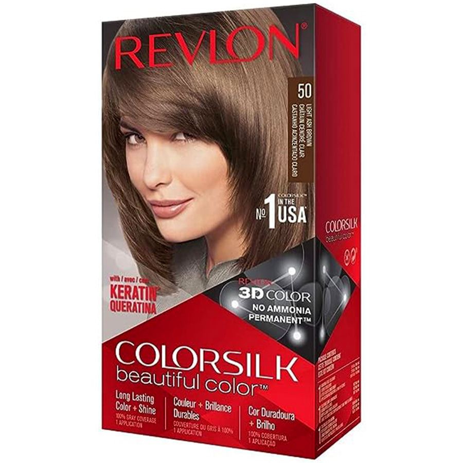 COLOR SILK HAIR COLOR 1 PK #05 ULT LIGHT ASH BROWN
