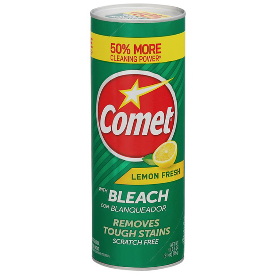 COMET POWDER CLEANSER 21 OZ W/BLEACH LEMON FRESH