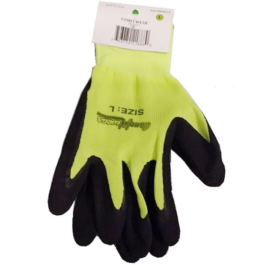 COMFIGRIP TERRY WINTER HIGH VIZ WORK GLOVES 1 CT LARGE
