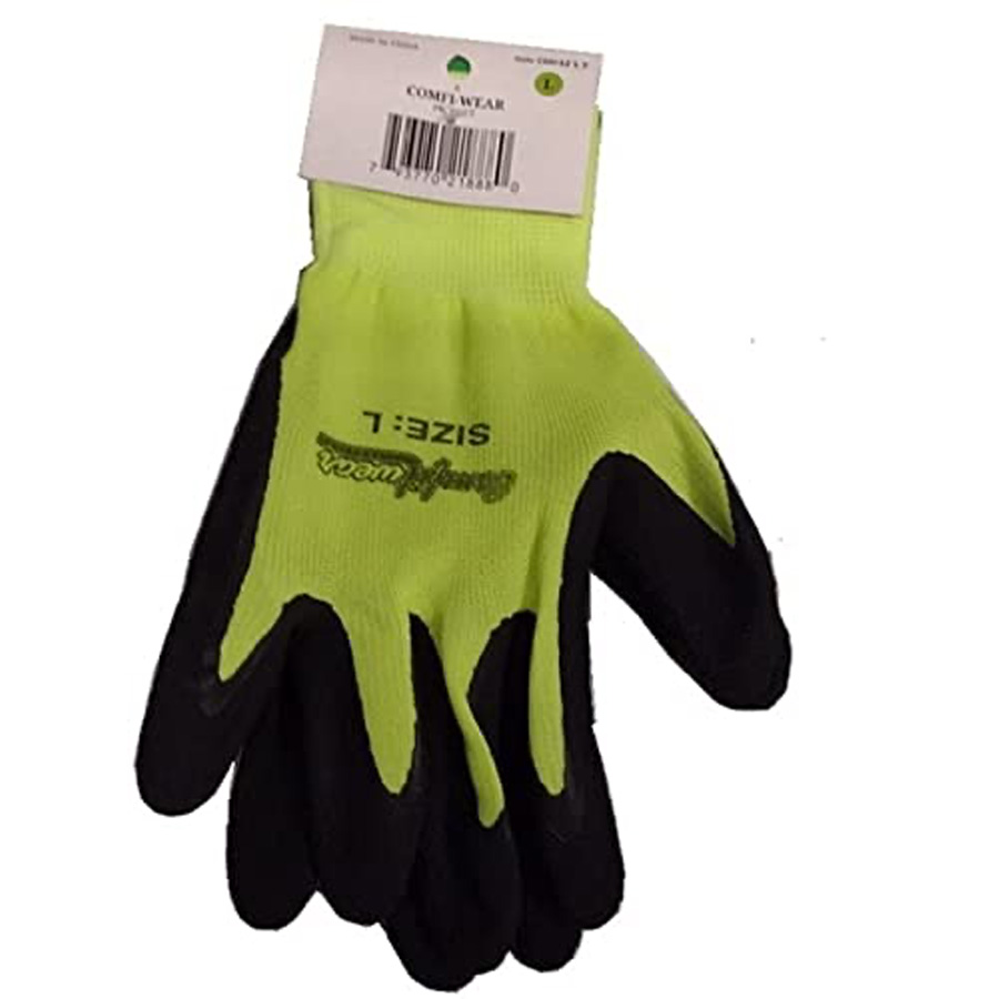 COMFIGRIP WORKING GLOVES 1CT GREEN L