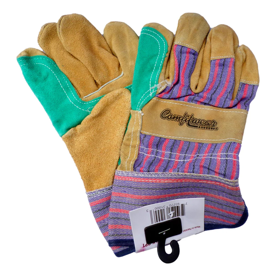 COMFITWEAR ALL PURPOSE WORK LEATHER GLOVES 1 CT