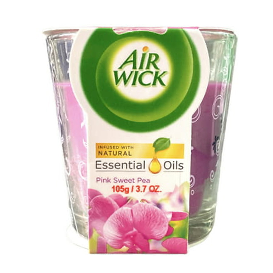 AIR WICK SCENTED CANDLE 105G PINK SWEET PEA