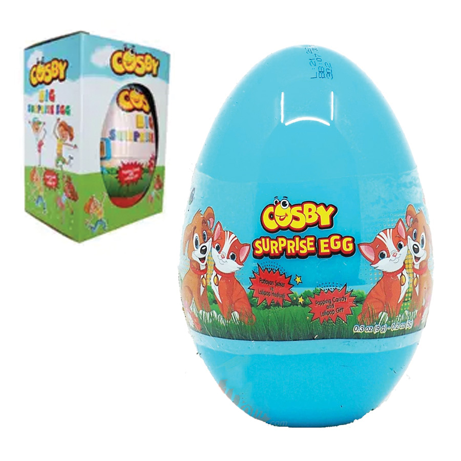 COSBY SURPRISE EGG 1 CT 9 1/2IN X 6 1/2IN BANK