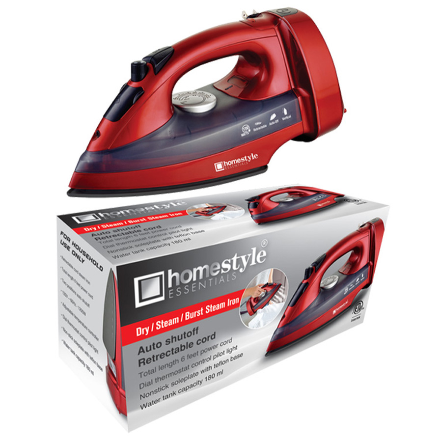 COTTON VALLEY RETRACTABLE STEAM IRON 1 CT