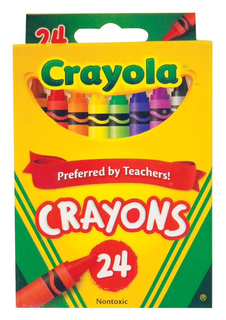CRAYOLA CRAYONS 24 CT