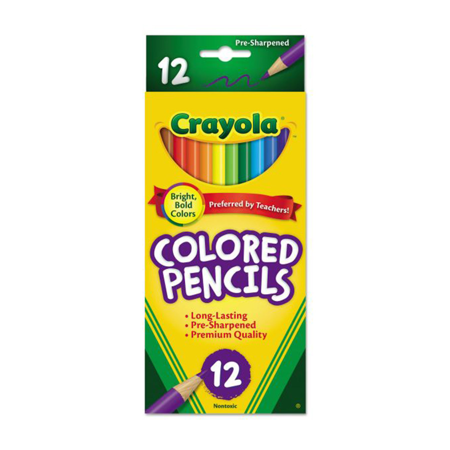 CRAYOLA PENCILS 12 CT