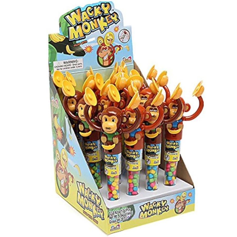 CRAZY MONKEY CANDY 12 CT SUGAR FRUIT