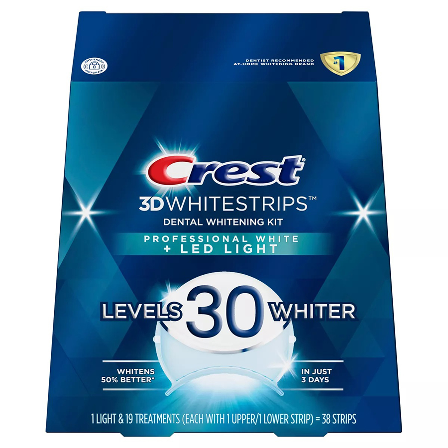CREST DENTAL WHITENING STRIPS 21 CT 3D SUPREME BRIGHT