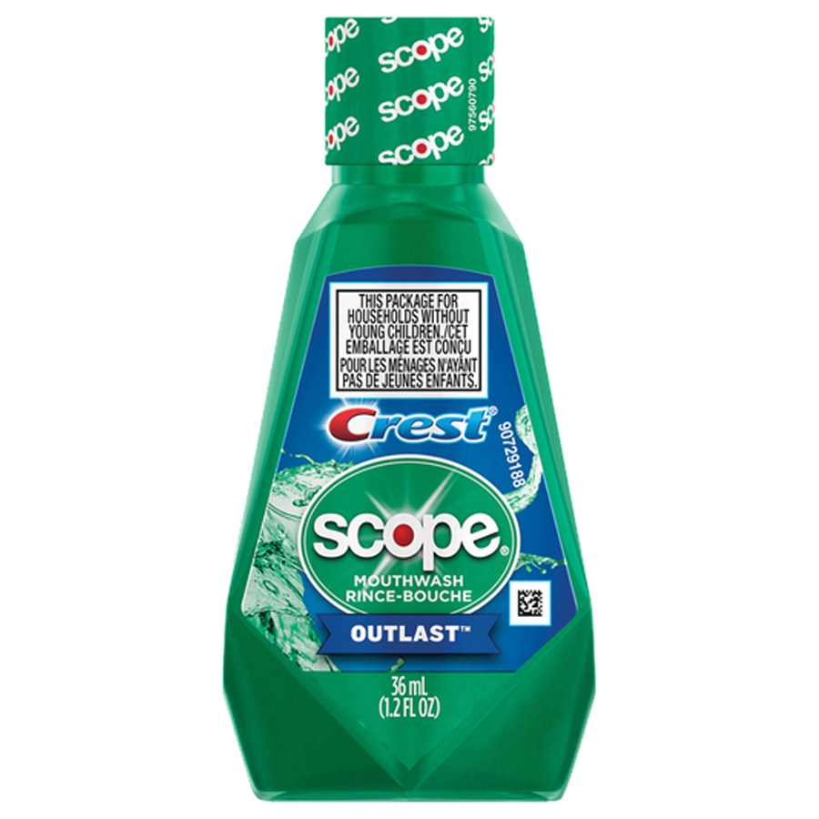 CREST MOUTHWASH 1.2 OZ CLASSIC WITH SCOPE