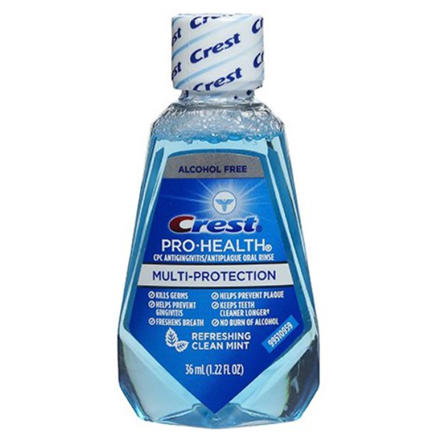 CREST MOUTHWASH 36 ML PRO HEATH MULTI PROTECTION CLEAN MINT