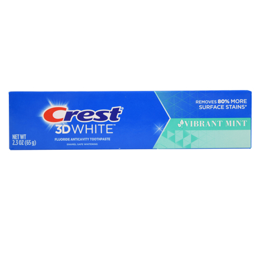 CREST TOOTHPASTE 2.3 OZ 3D WHITE VIBRANT MINT