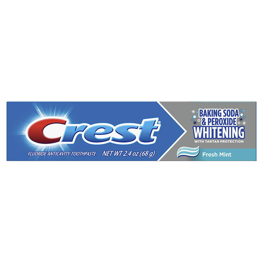 CREST TOOTHPASTE 2.4 OZ BAKING SODA & PEROXIDE WHITE