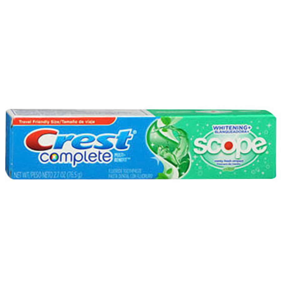 CREST TOOTHPASTE 2.7 OZ WITH SCOP MINTY FRESH