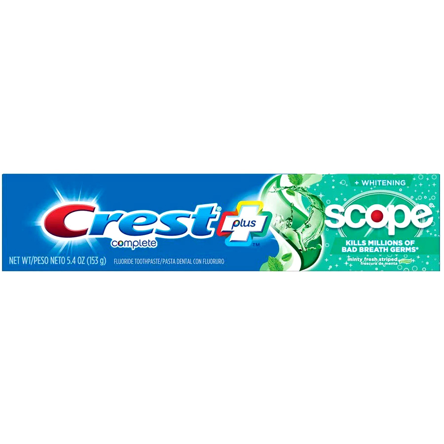 CREST TOOTHPASTE 5.4 OZ 4 PK COMPLETE WHITENING MINTY FRESH