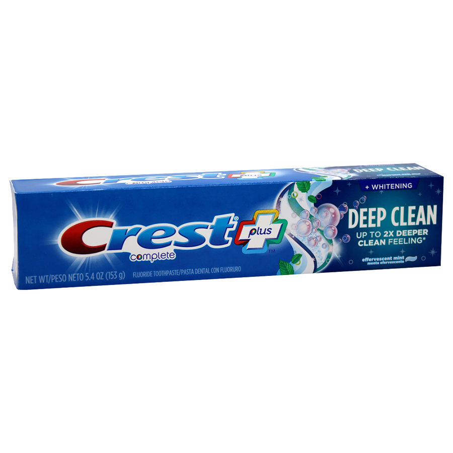CREST TOOTHPASTE 5.4 OZ COMPLETE WHITENING MINTY FRESH