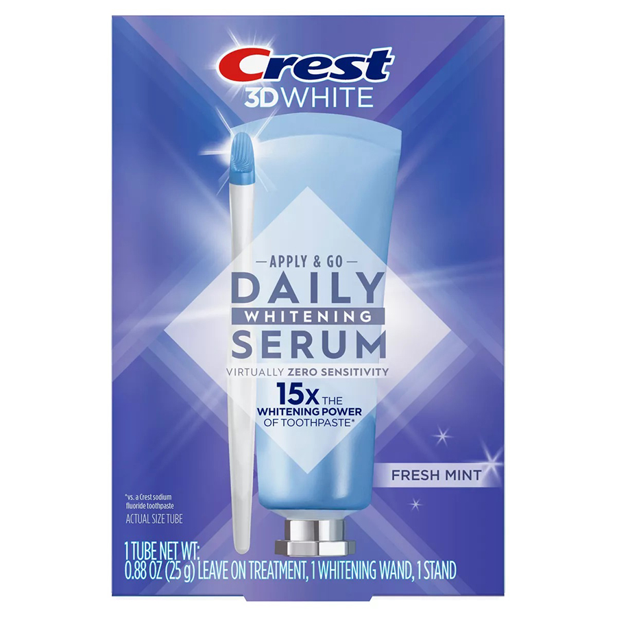 CREST WHITENING SERUM 0.88 OZ 3D WHITE FRESH MINT
