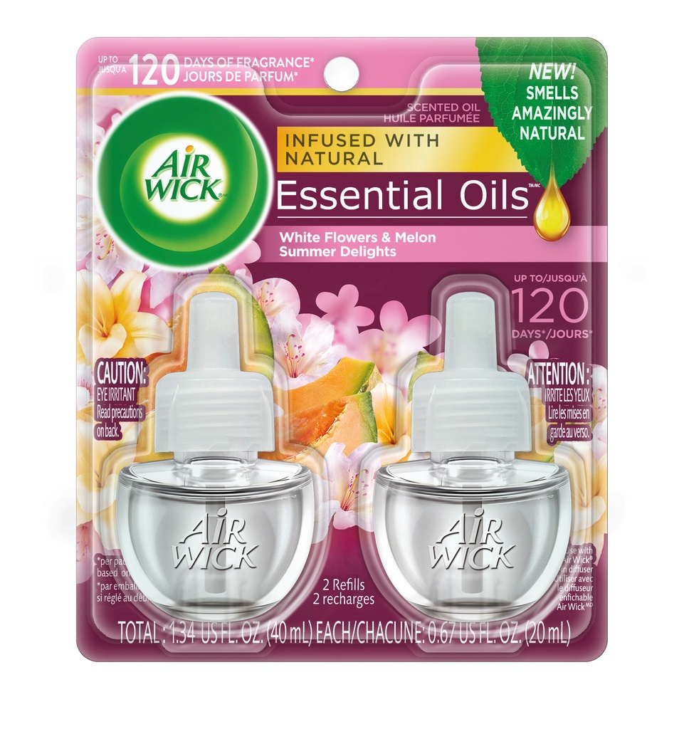 AIR WICK SCENTED OIL 2 CT .67 OZ SUMMER DELIGHTS