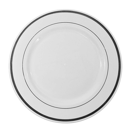 CROWN DESSERT PLATE EXECUTIVE COLLECTION 7 IN 10 PK SILVER