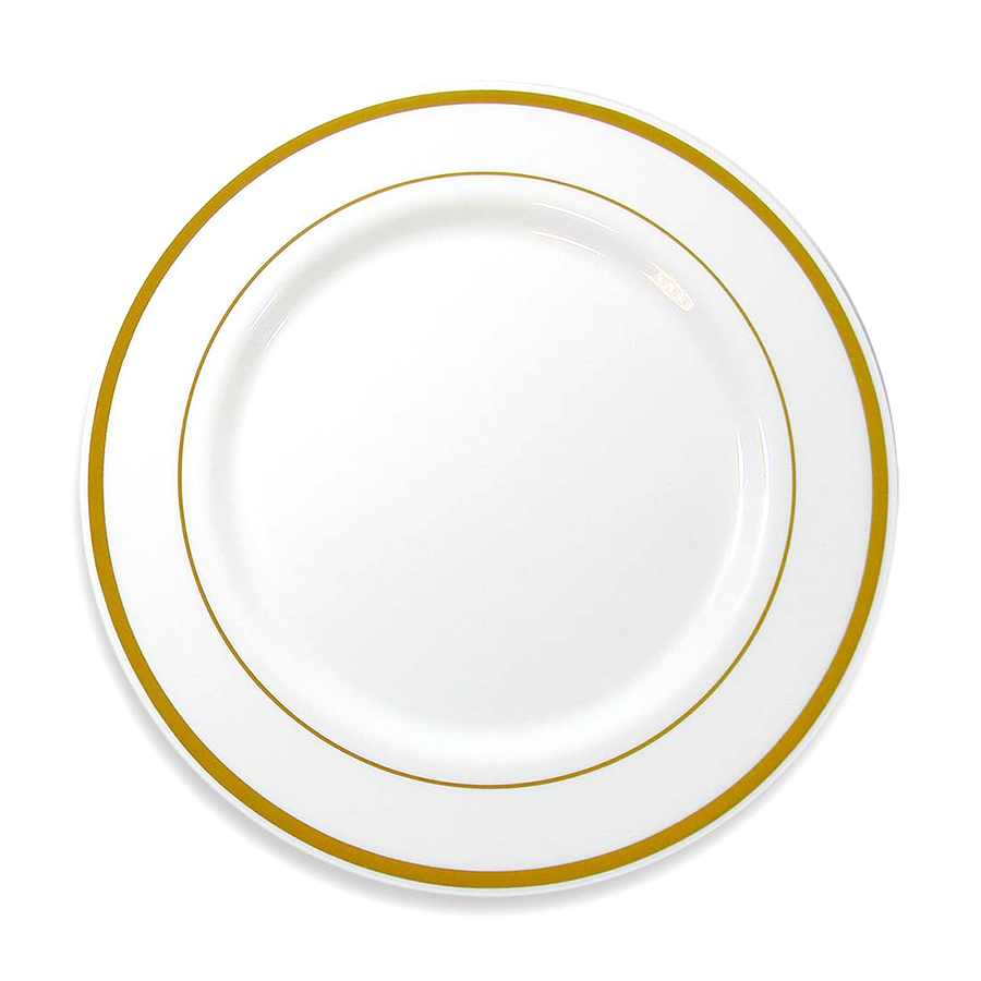 CROWN DINNER PLATE EXECUTIVE COLLECTION 10 IN 10 PK GOLD