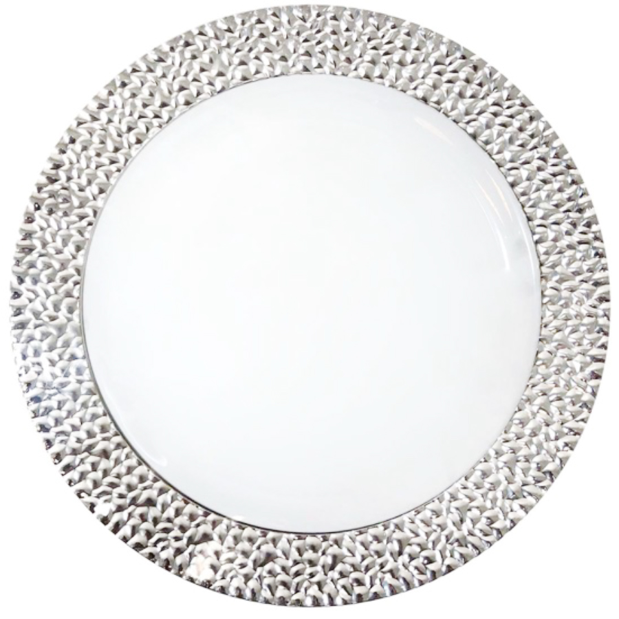 CROWN DINNER PLATE ROYAL COLLECTION 10 IN 10 PK SILVER