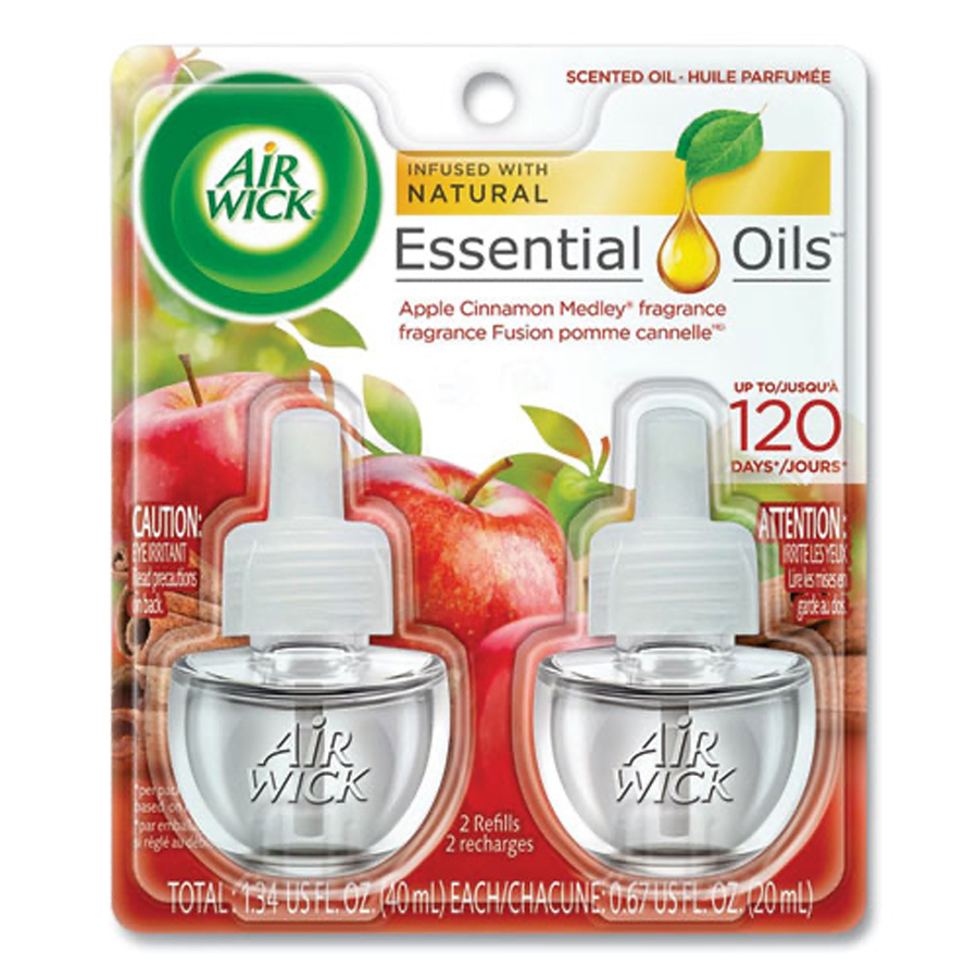 AIR WICK SCENTED OIL REFILL 0.67 OZ 2 PK APPLE CINNAMON MEDLEY