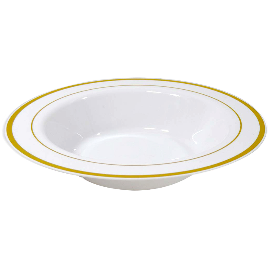 CROWN SOUP BOWL EXECUTIVE COLLECTION 12 OZ 10 PK GOLD