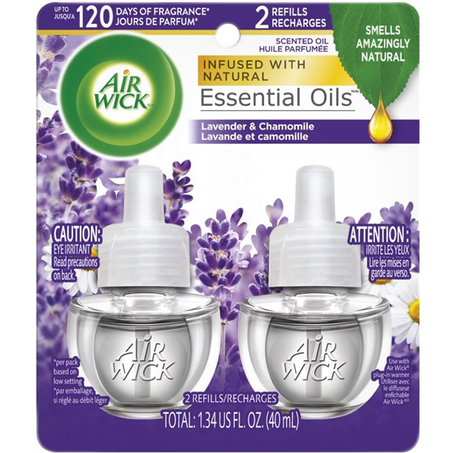 AIR WICK SCENTED OIL REFILL 0.67 OZ 2 PK LAVENDER & CHAMOMILE